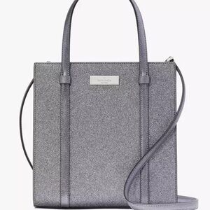 Kate Spade Kenzie Small mini Tote Bag Glitter NWT